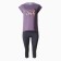 Female set (T -shirt/Bridges), purple/gray color, size 46