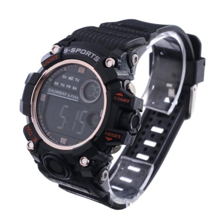 Watch of Electronic Electronic SHUNWAY S-708A, D = 4.5 cm-1