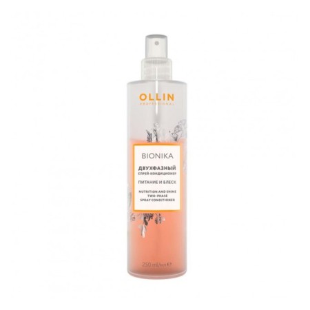 Contractor Spray Two-phase Ollin Professional Bionika "Food and Shine", 250 ml