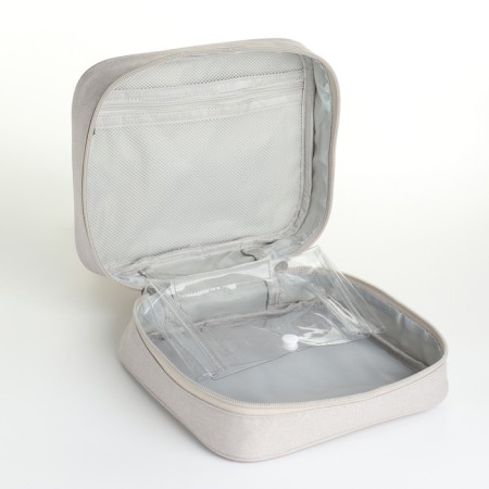 Lightning cosmetic bag, gray color-2