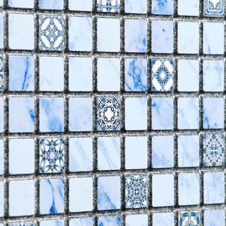 PVC mosaic panel azure 485x960-2
