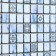PVC mosaic panel azure 485x960