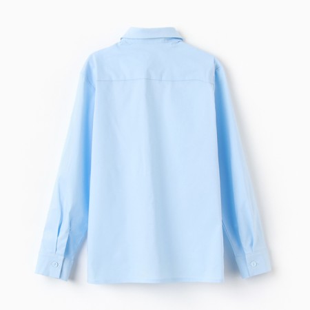 Shirt for the boy Minaku: School Collection, Blue color, height 146 cm-11