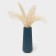 Flower vase, 9.5 × 7.4 × 23 cm, color mix