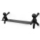 Buddy shelf, 460 × 140 × 150 mm, black color