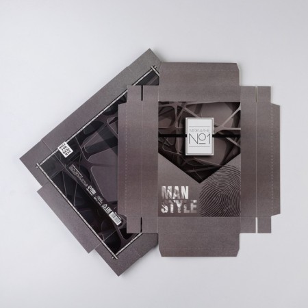 Gift folding box, packaging, "No. 1", 21 x 15 x 7 cm-6