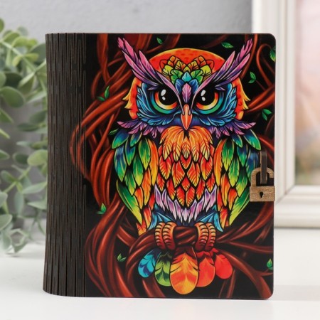 Board-Book "Eagle owl" 14x12x5 cm