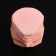 Polygonal Kashpo from gypsum "Head", pink, 7.5 x 9 cm, 0.2 l.