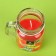 Aromatic candle "Watermelon Fresh", 8.5 x 7.2 cm.