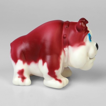 Игрушка пищащая "Бульдог" для собак, 12,5 см-1