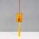 Suspension-Sasha Textile "Dragon" yellow 2x7.5x24 cm