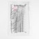 Metallized braid "fringe", 5 cm, 4.5 ± 0.5 m, white color