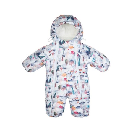 Combineson winter children, height 86 cm, color light gray-2