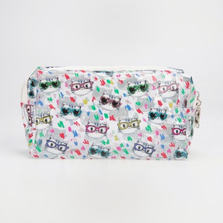 Lightning cosmetic bag, transparent color-1
