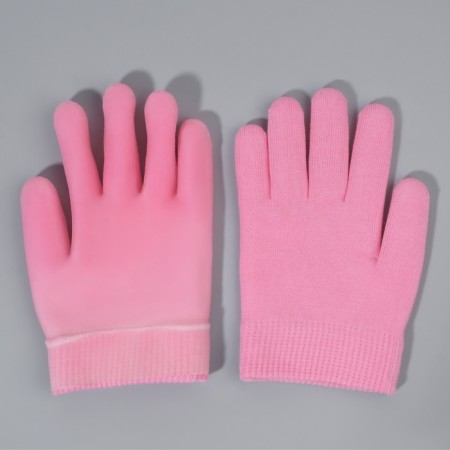 Moisturizing set, gloves/socks, one size, pink color-2