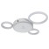 LED lamp 40W 3200LM 3000K-6000K, size 48x39x6 cm