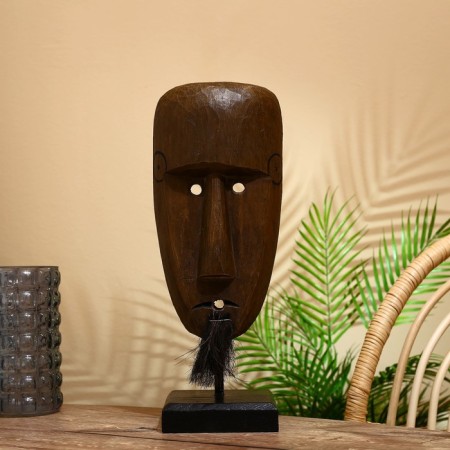 Mask "Loni" on the stand, Albezia 45 cm-1