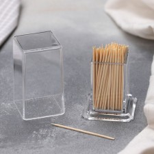 Toothpick stand, 5 × 5 × 7.5 cm, rectangular