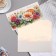 Money envelope "Happy Birthday!" lush flowers, 18.5x8.5 cm