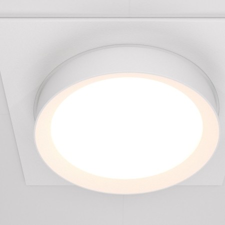 Building lamp Technical DL086-GX53-SQ-W, 1x15W, 11x11x5.2 cm, GX53, white color-3