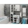 Mirror ONIKA cabinet Crystal 67.02, left, with backlight