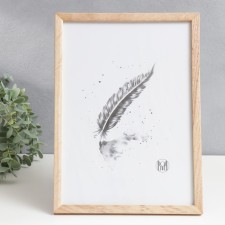 Photo frame from oak 