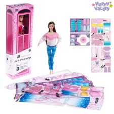 Sophie-hinge doll-model with a set for creating the clothes “I am a fashion designer”, a doll species mix