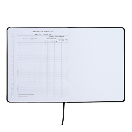 Universal diary for grade 1-11 I am here, integral cover, artificial leather, silk-screen printing, liesse, 80 g/m2-11