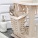 Distery drying 2-tier "Mistress Dream", 48 × 30.5 × 30 cm, beige color