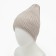 Female Winter hat, beige color, size 52-56
