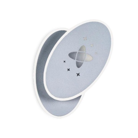 Sconces Ambrella Light Wall, 20W LED, 1500LM, 3000+6400K, gray color, matte-1
