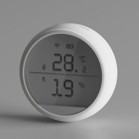 Smart temperature and humidity sensor Elektrostandard, 61x27x61 mm, white color-1