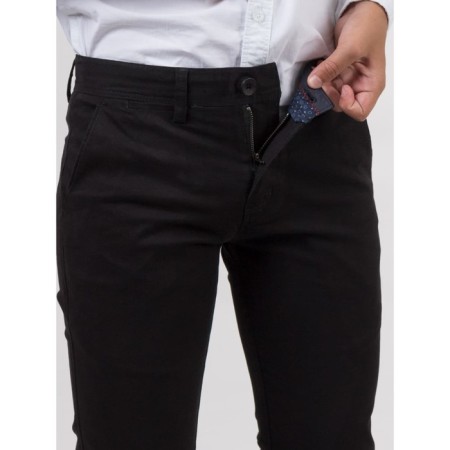 Pants for ISee boys, height 122-128 cm, black color-3