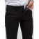 Pants for ISee boys, height 122-128 cm, black color