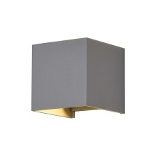 Architectural lighting Outdoor O572WL-L6GR, 6W, 10x10x10 cm, LED, 400LM, 3000K, Gray color.