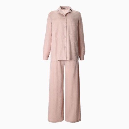 Female set (shirt, trousers, top) KAFTAN "BASE" p. 42, powder-10