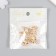 Decor for creativity Metal "3 pearls with leaves, rhinestones" set of 4 pcs 2.3x2.3 cm