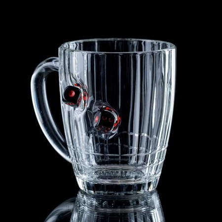 Mug "impenetrable", playing bones, for beer, mix 500 ml