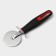 A knife for pizza and dough Digma, 19.5 cm, d = 5.8 cm, black color