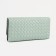 Women's wallet on the button, mint color