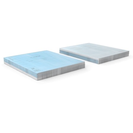 A notebook of 18 sheets in a cage, Erichkrause "Coverprio Vivid classics, plastic cover, offset 100% white, blue-3