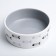 Ceramic "Fish Bones" 300 ml 12.5 x 4.5 cm, gray-white