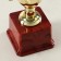 Cup 014, award figure, gold, plastic stand, 32.5 × 16 × 8.5 cm.