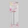 Fabric pencils, 8.5 cm, 3 pcs, white color