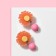 Clips children's "chosen" flower with bead chamomile, color mix