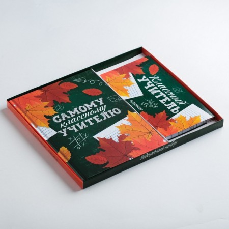 Gift set “The Cool Teacher”: A5 Diary of 80 sheets and planing with detachment sheets of 50 sheets-3