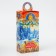 New Year. Gift box New Year's surprise "Christmas in the Winter Forest" 11 x 6 x 21 cm.