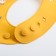 Blory for feeding "bird" silicone with pockets, yellow color