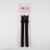 Textile straps, 2 cm, 34 cm, pair, black color
