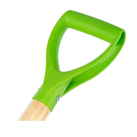 Shovel is universal, rectangular, l = 115 cm, wooden lacquered stalk, Sibrtekh-5